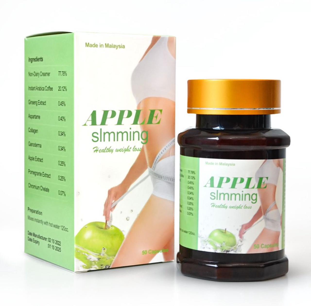 Apple Slimming Healthy Weight Loss Capsule (Malaysia)